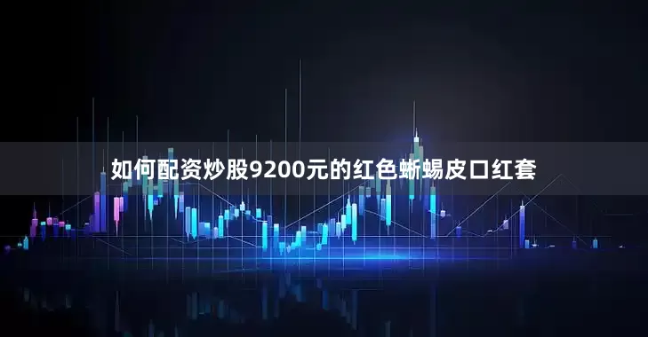 如何配资炒股9200元的红色蜥蜴皮口红套